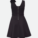 Ana Sequin Shoulder Skater Dress - Image 