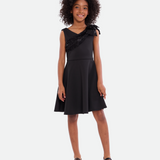 Ana Sequin Shoulder Skater Dress - Image 