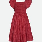 Esme Textured Peasant Dress - Image 