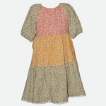 Maren Mixed Print Dress with Headband - Image 