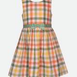 Penny Plaid Harvest Dress with Cardigan - Image 