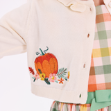 Penny Plaid Harvest Dress with Cardigan - Image 