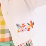 Penny Plaid Harvest Dress with Cardigan - Image 
