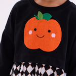 Crochet Pumpkin Sweater Dress - Image 