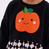 Crochet Pumpkin Sweater Dress - Image 