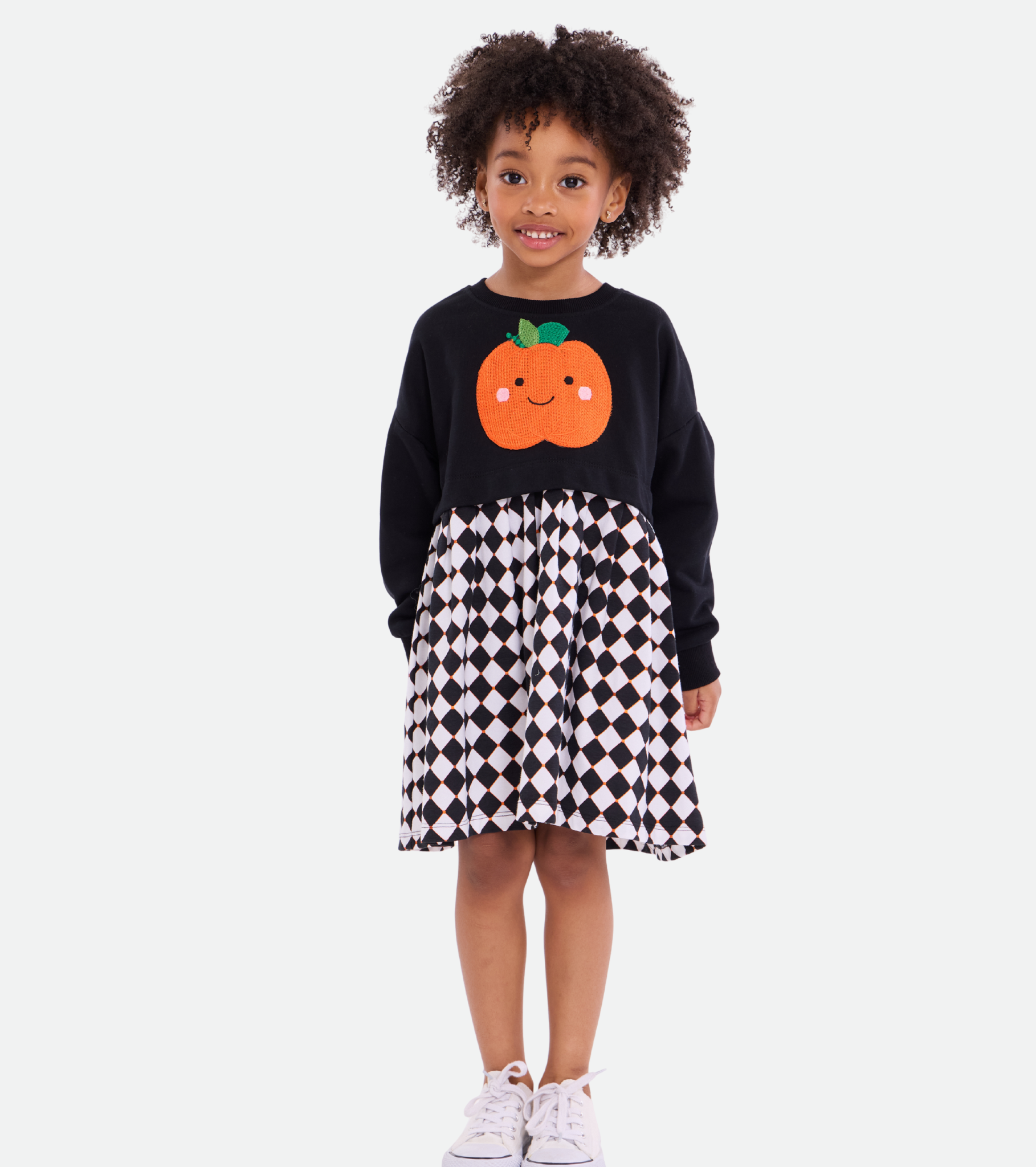 Crochet Pumpkin Sweater Dress