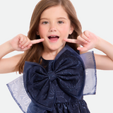Claire Floral Jacquard Party Dress - Image 