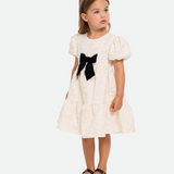 Lola Jacquard Bow Dress - Image 