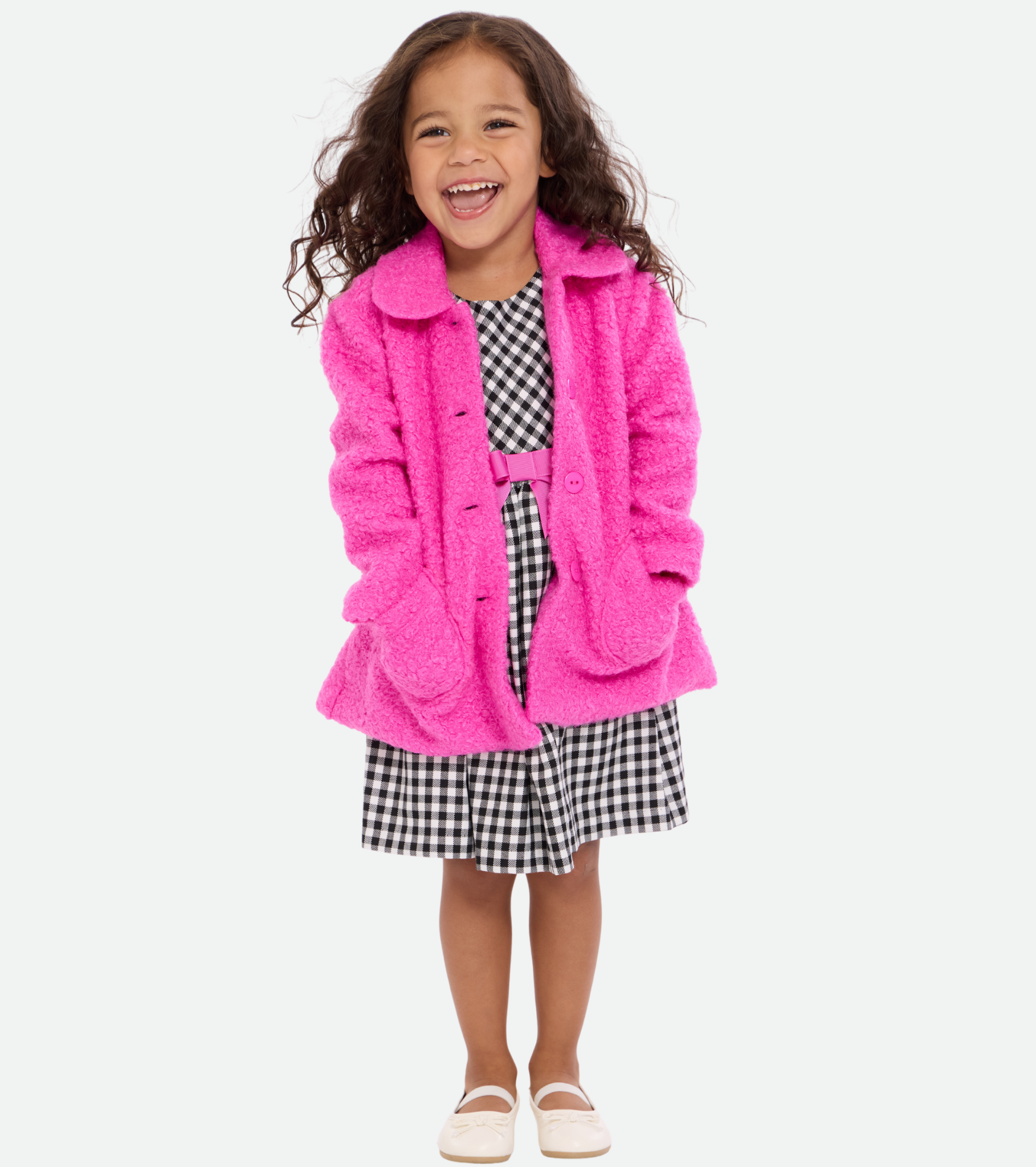 Chelsea Plaid Dress & Coat Set