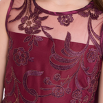 Andrea Embroidered Party Dress - Image 