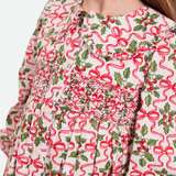 Holly Smocked Christmas Dress - Image 
