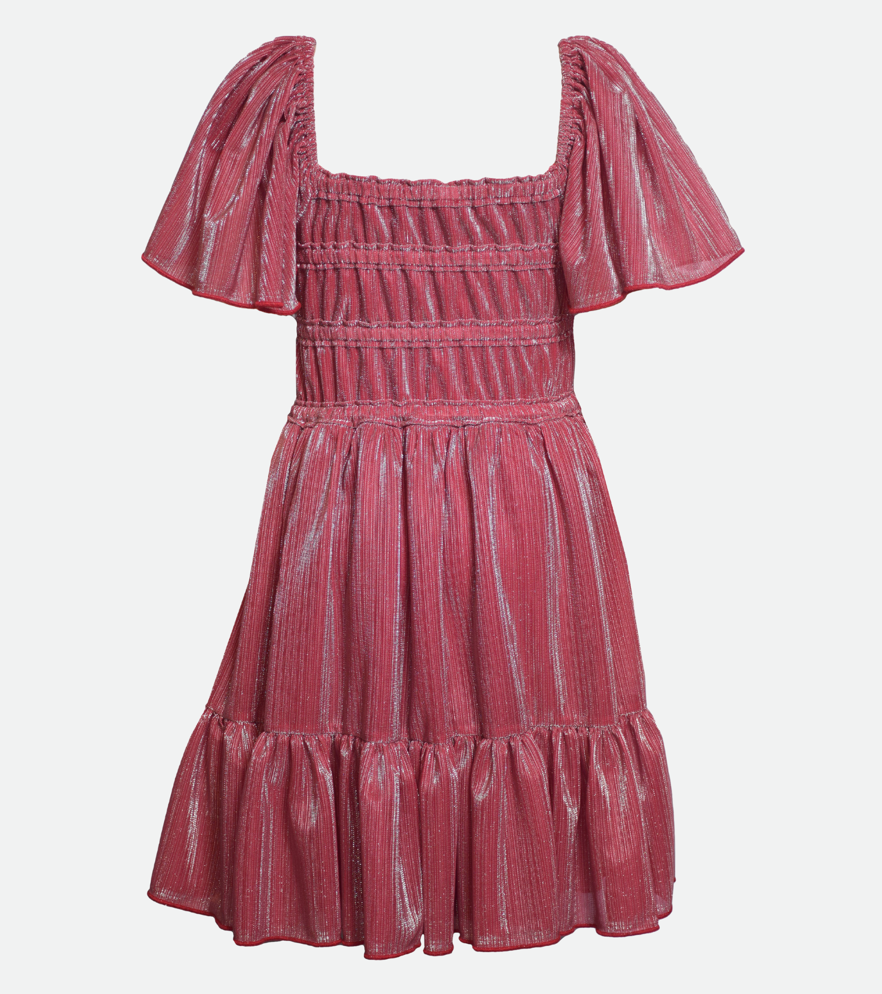Evelynn Glitter Knit Party Dress