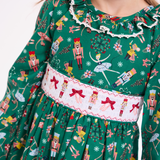 Clara Smocked Nutcracker Dress - Image 