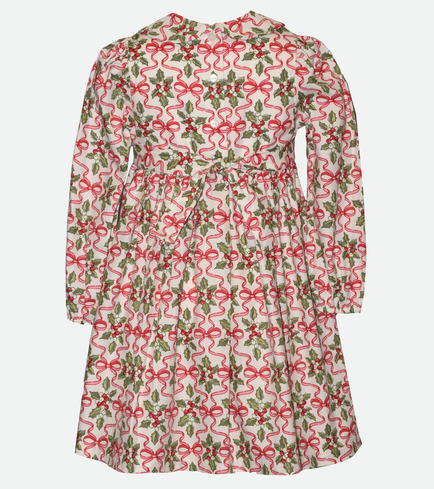 Holly Smocked Christmas Dress