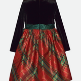 Grace Plaid Party Dress - Image 