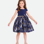 Audrey Plaid Party Dress - Image 