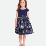 Audrey Plaid Party Dress - Image 