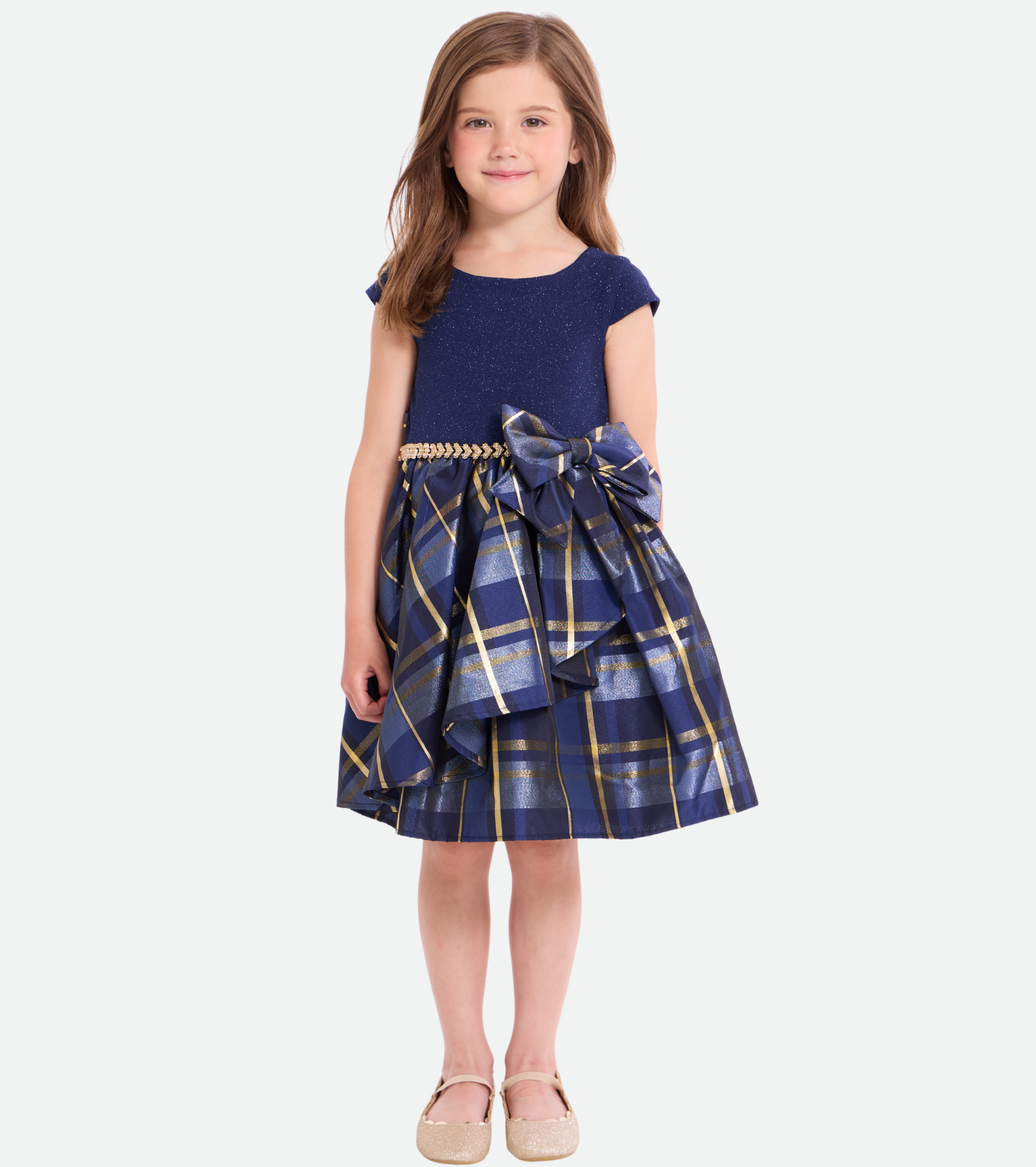 Audrey Plaid Party Dress