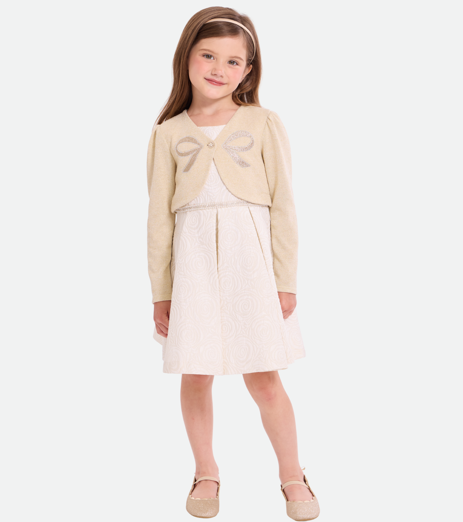 Annie Bow Cardigan Dress