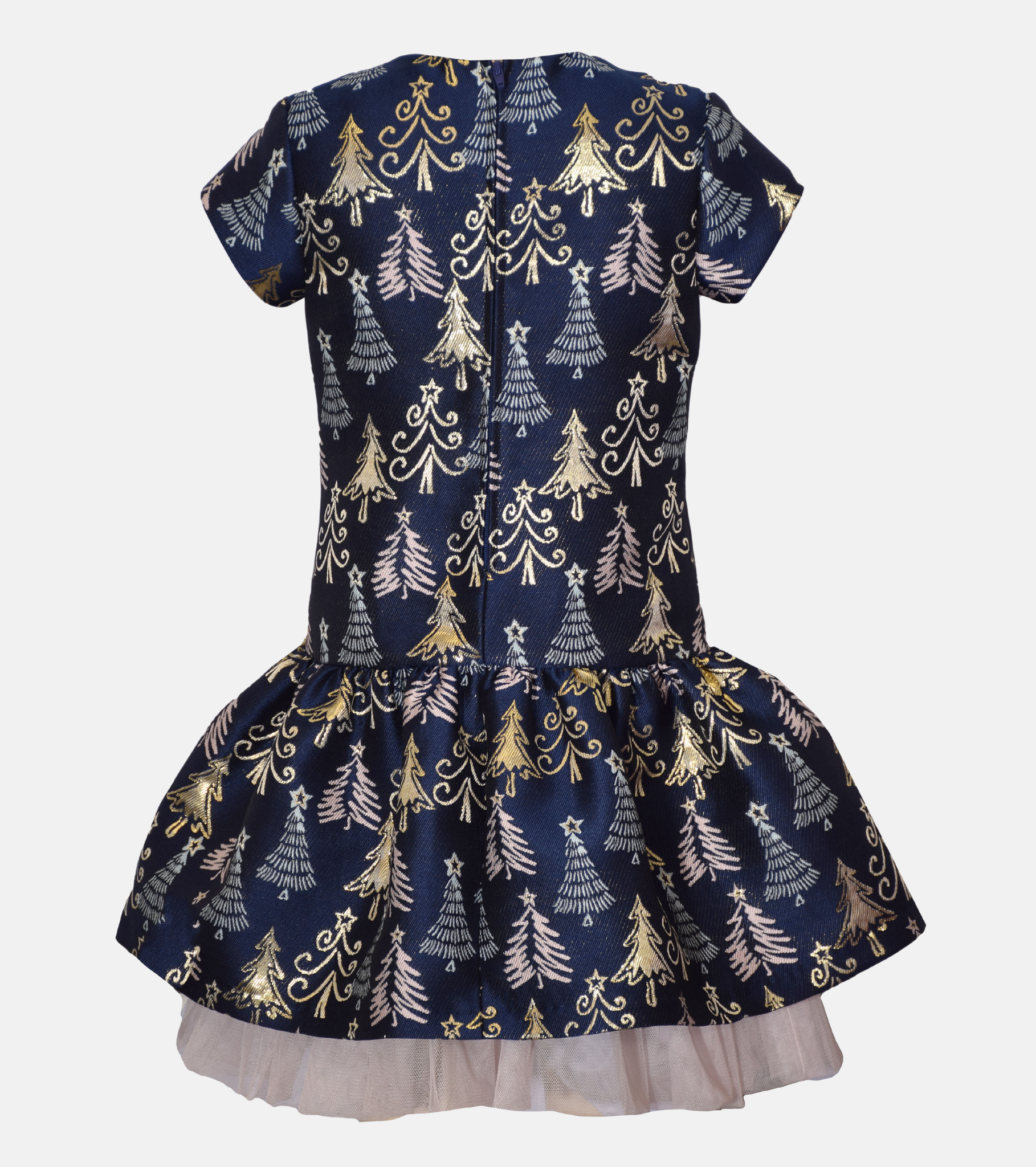 Isabelle Jacquard Tree Party Dress