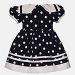 Sally Polka Dot Sailor Dress - Image 