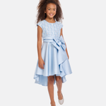 Emilia Embroidered High-low Party Dress - Image 