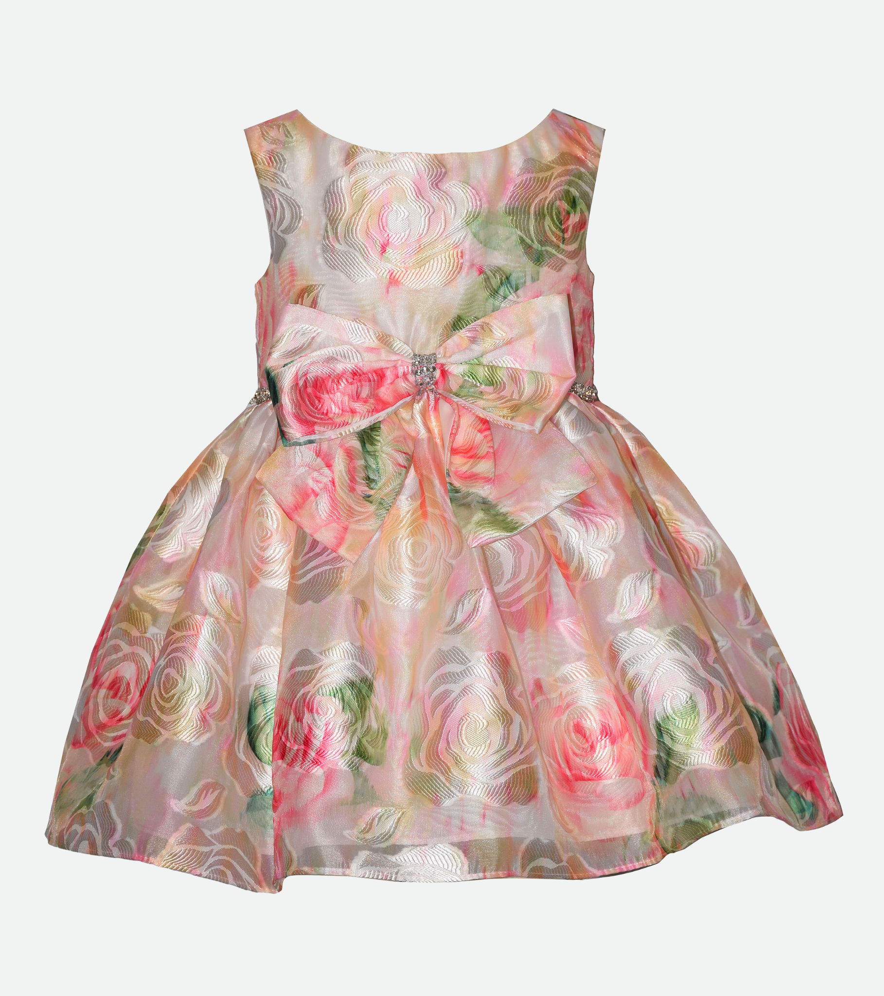 Serena Floral Jacquard Party Dress