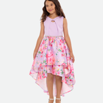 Caroline Floral High-Low Party Dress - Image 