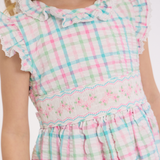 Sienna Gingham Smocked Dress - Image 