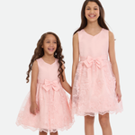 Angela Embroidered Party Dress - Image 