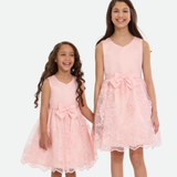 Angela Embroidered Party Dress - Image 