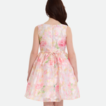 Serena Floral Jacquard Party Dress - Image 