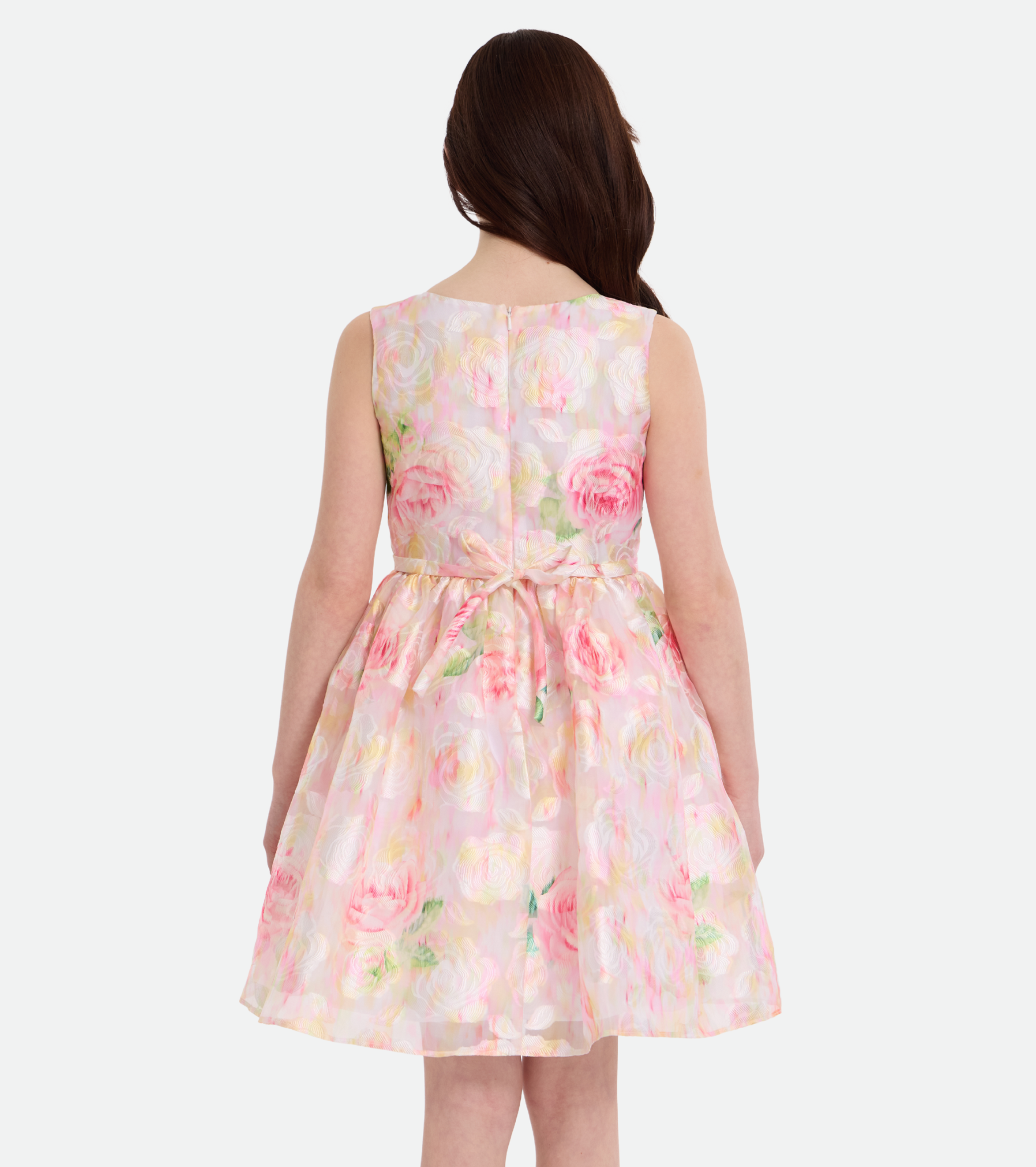 Serena Floral Jacquard Party Dress