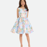 Magnolia Floral Party Dress - Image 
