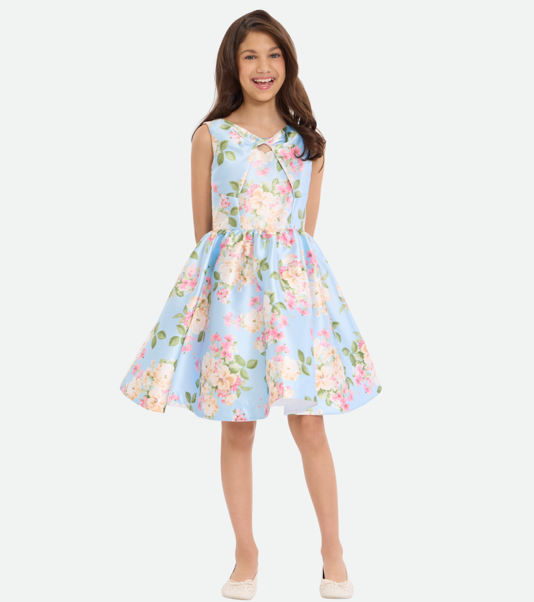 Magnolia Floral Party Dress