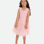 Zoey Ruffle Shift Party Dress - Image 