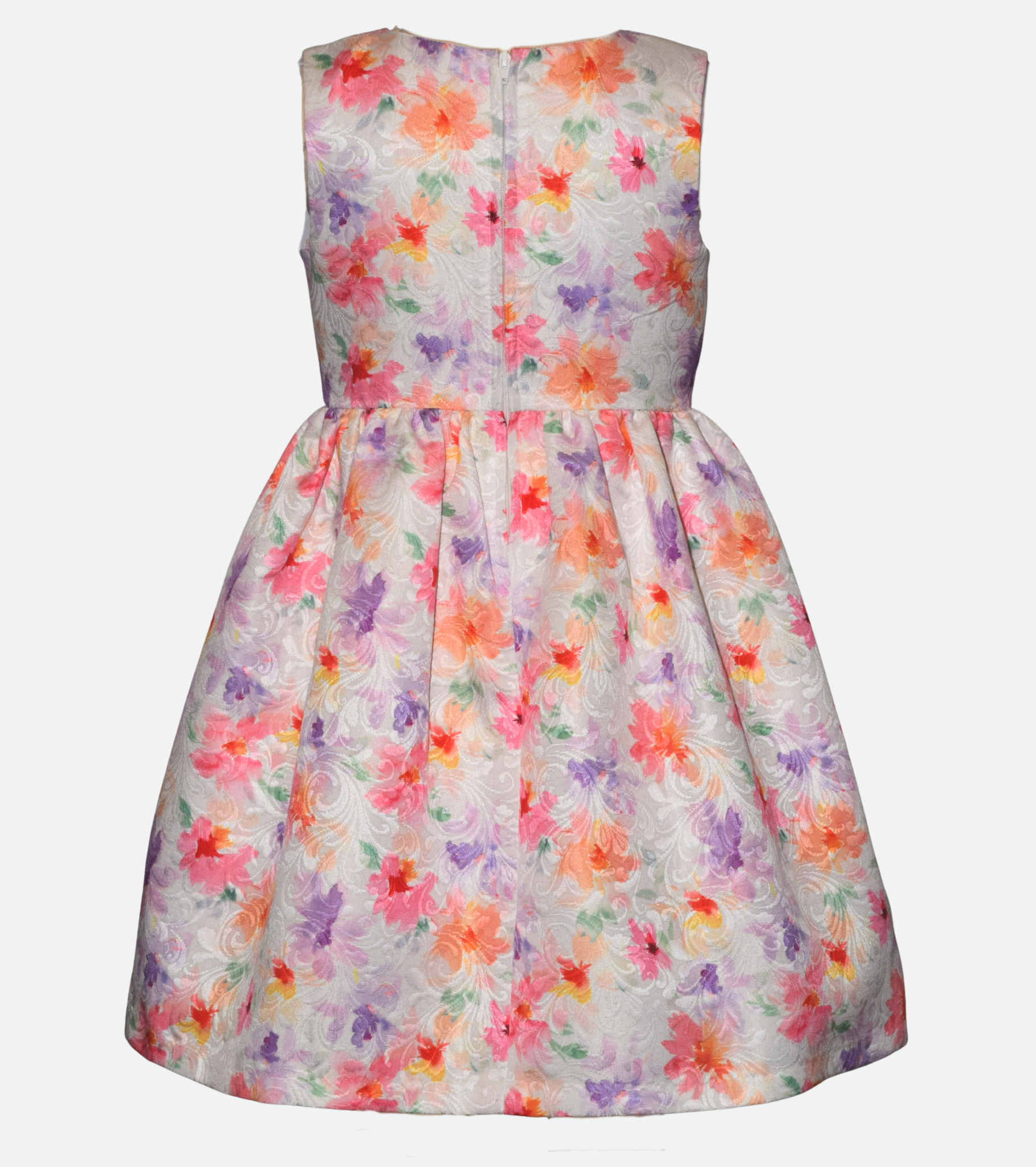 Mia Floral Party Dress with Cardigan