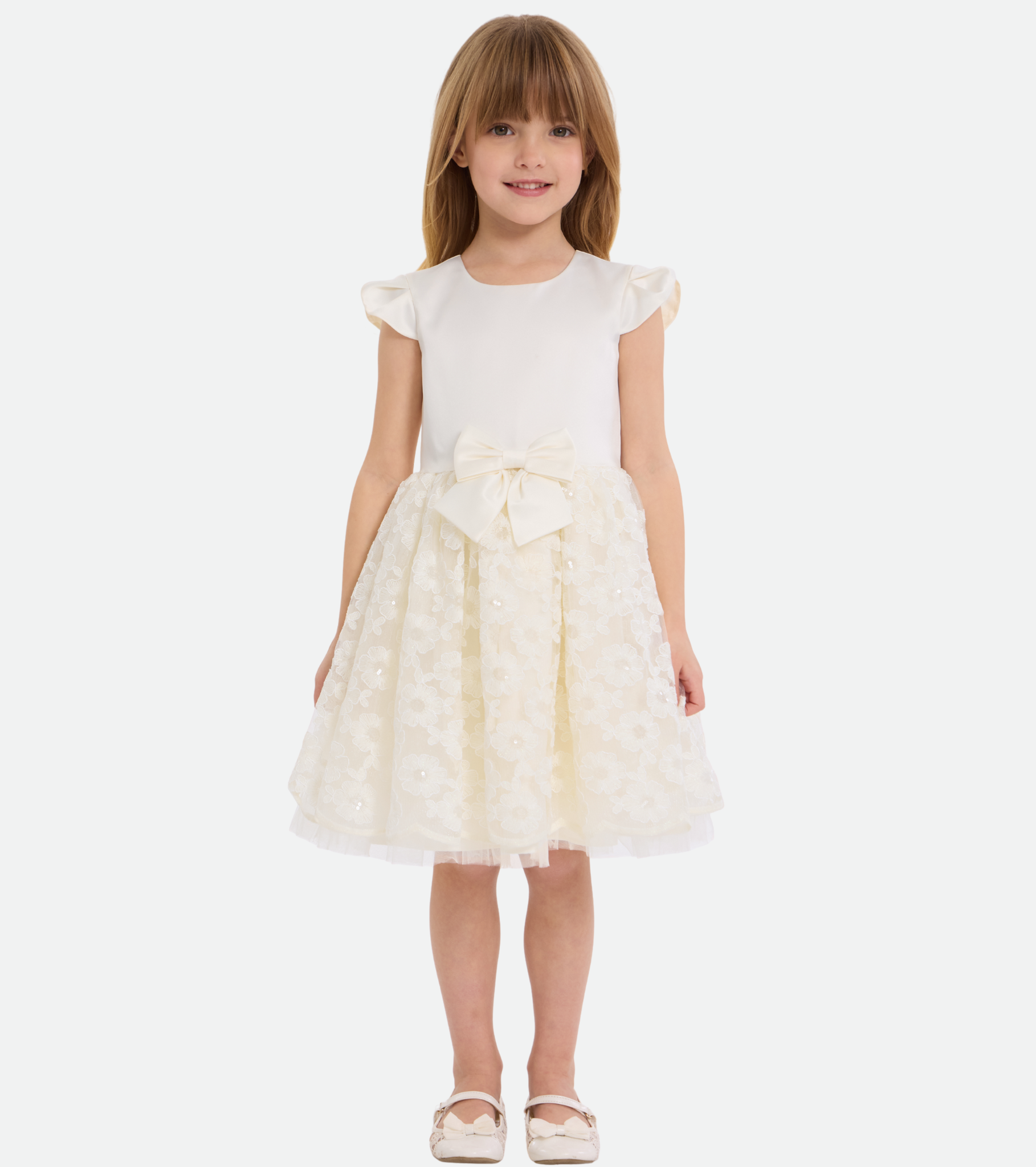 Melody Embroidered Lace Party Dress