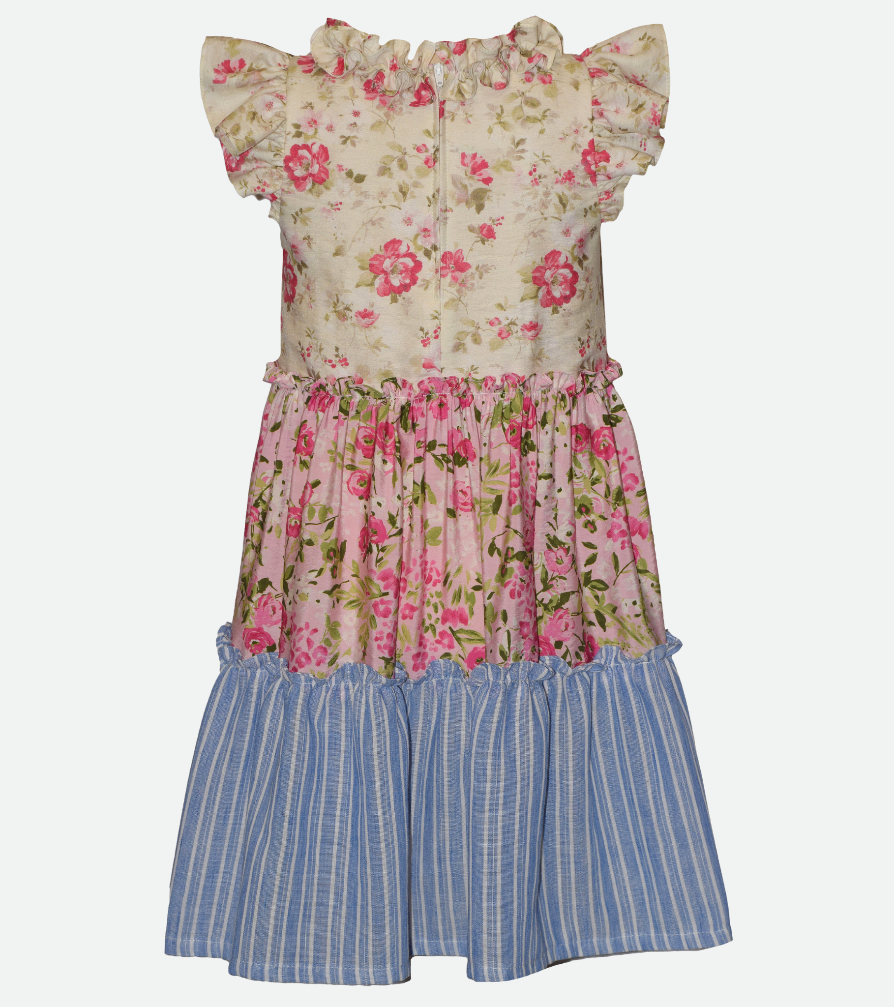 Emily Mixed Print Dress