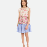 Emily Mixed Print Dress - Image 