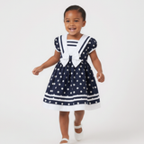 Sally Polka Dot Sailor Dress - Image 