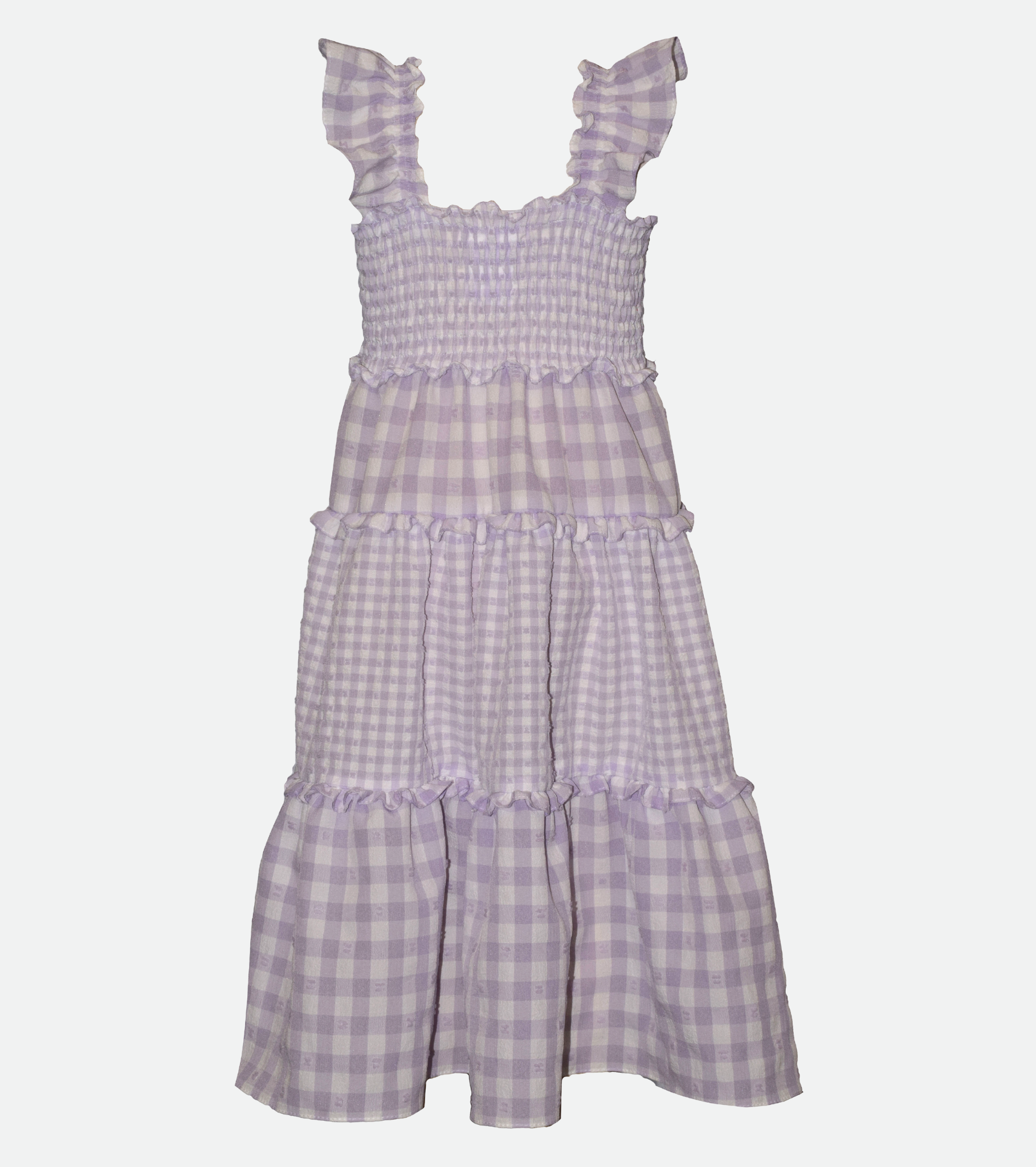 Farah Gingham Maxi Dress