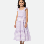 Farah Gingham Maxi Dress - Image 