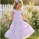 Farah Gingham Maxi Dress - Image 