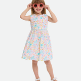 Ariel Marine Print Sundress with Sunglasses - Image 