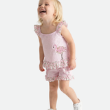 Flamingo Seersucker Short Set - Image 