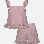 Flamingo Seersucker Short Set - Image 