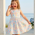 Ariel Marine Print Sundress with Sunglasses - Image 
