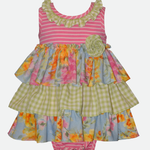 Lucie Mixed Print Bubble - Image 