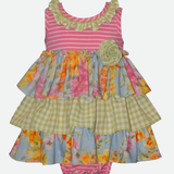 Lucie Mixed Print Bubble - Image 